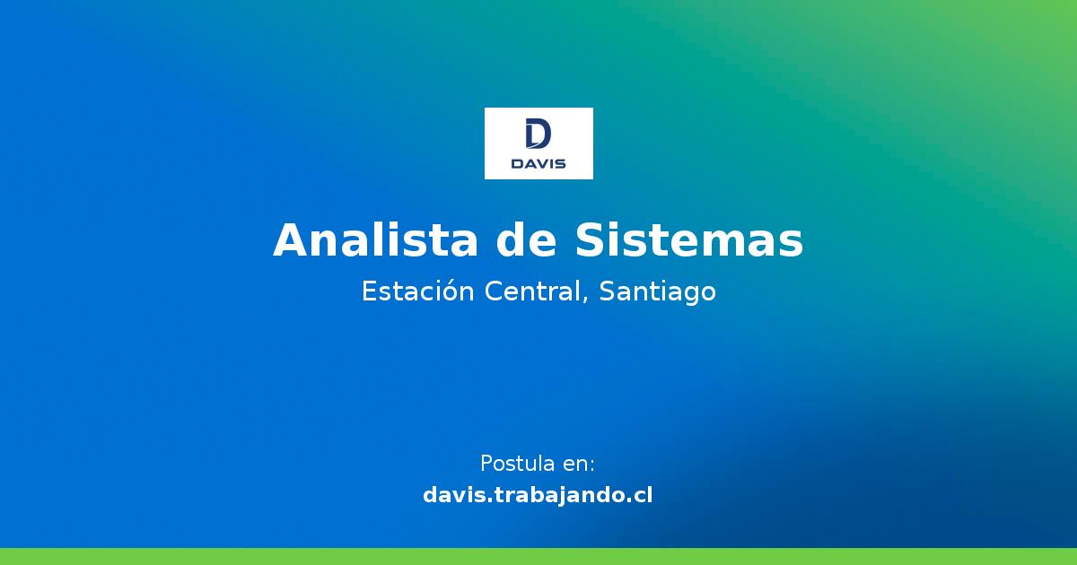 Analista de Sistemas - Oferta de Trabajo en trabajandostarter.cl