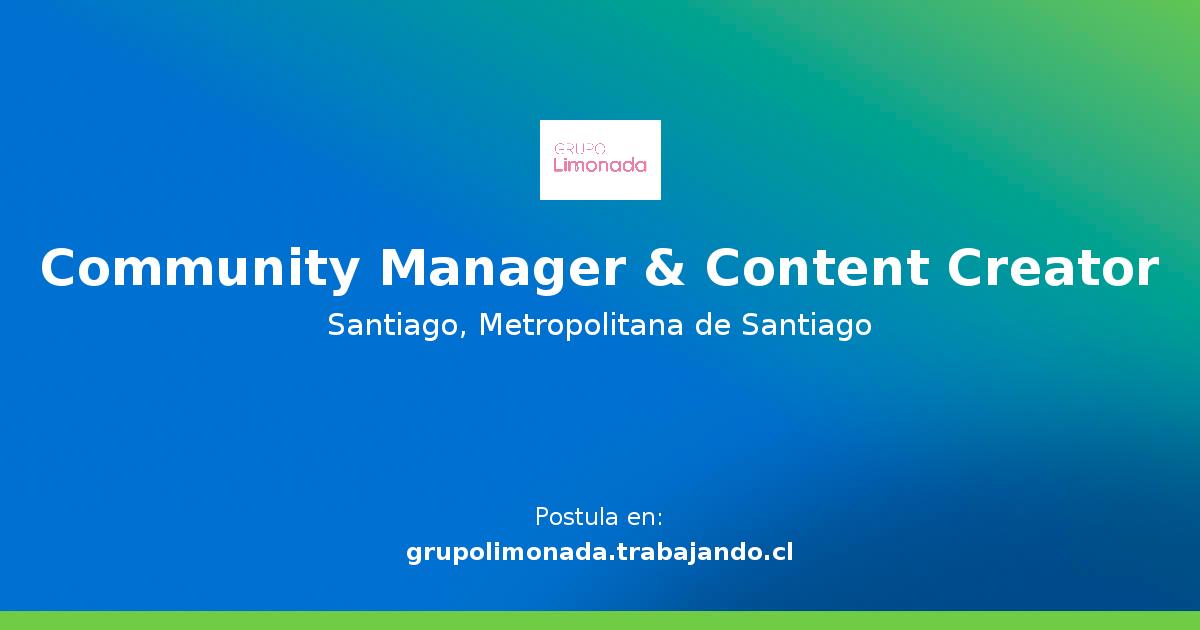 Community Manager & Content Creator - Trabajando.com