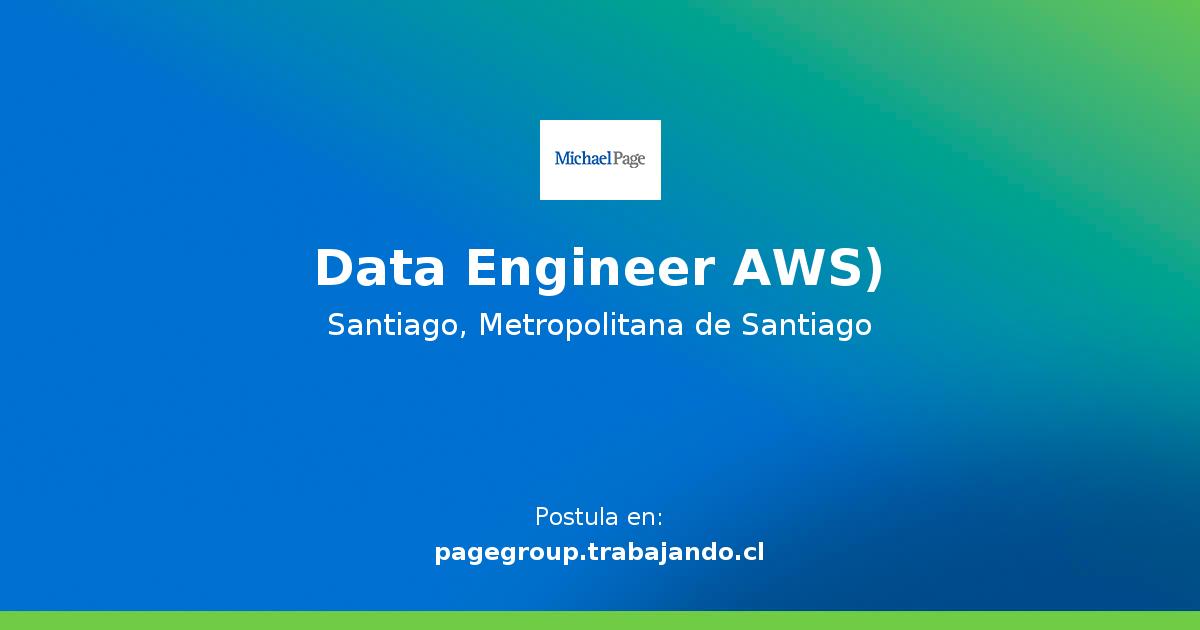 Data Engineer AWS) - Trabajando.com